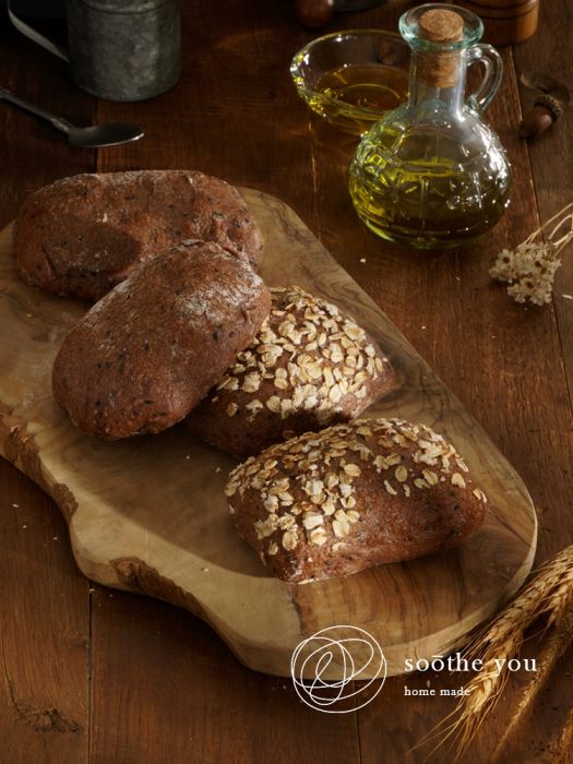 黑米芝麻核桃酸種Ciabatta (無油糖低鹽)